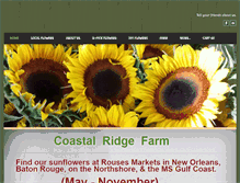 Tablet Screenshot of coastalridgefarm.com